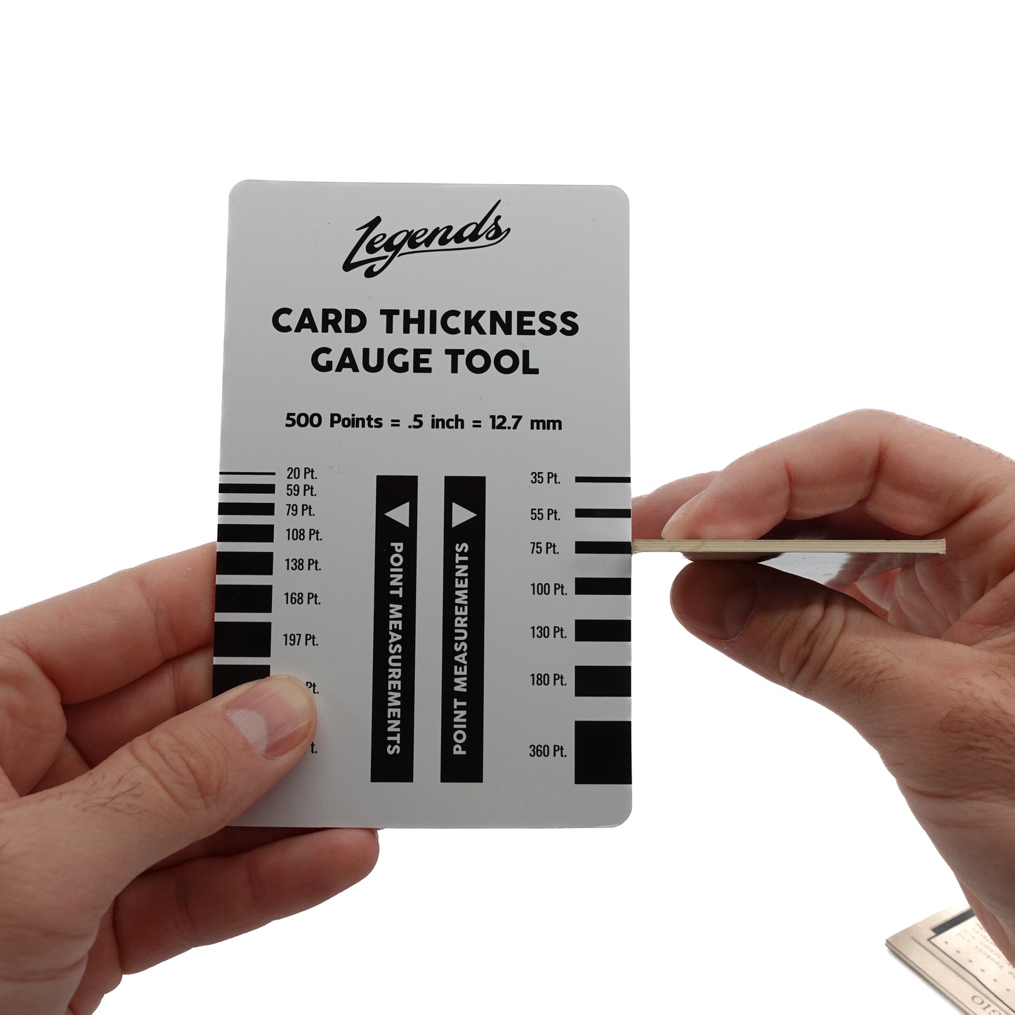 Legends Card Thickness Gauge Tool