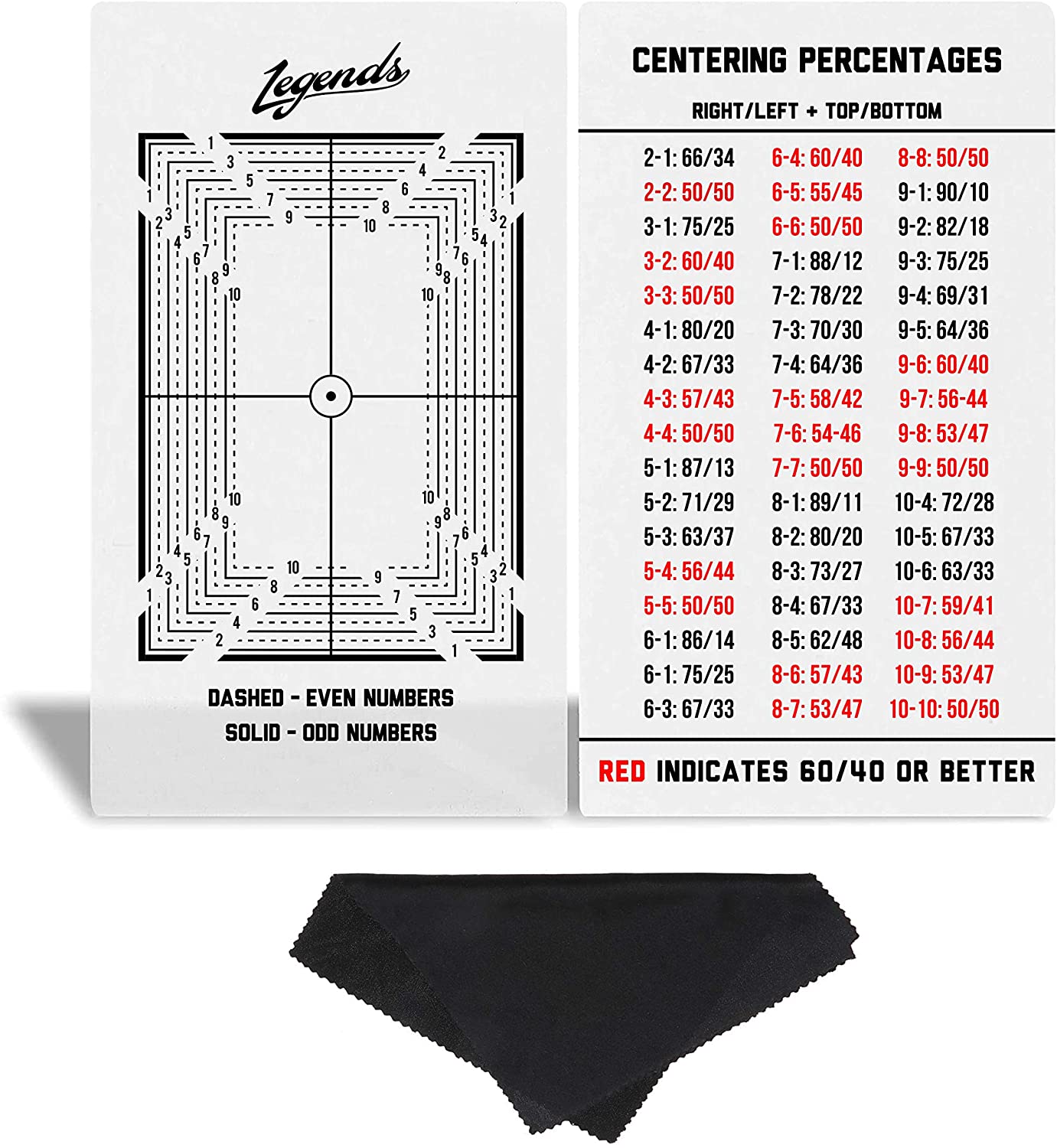 Legends Card Grading Centering Tool Legends Card Grading Centering Tool